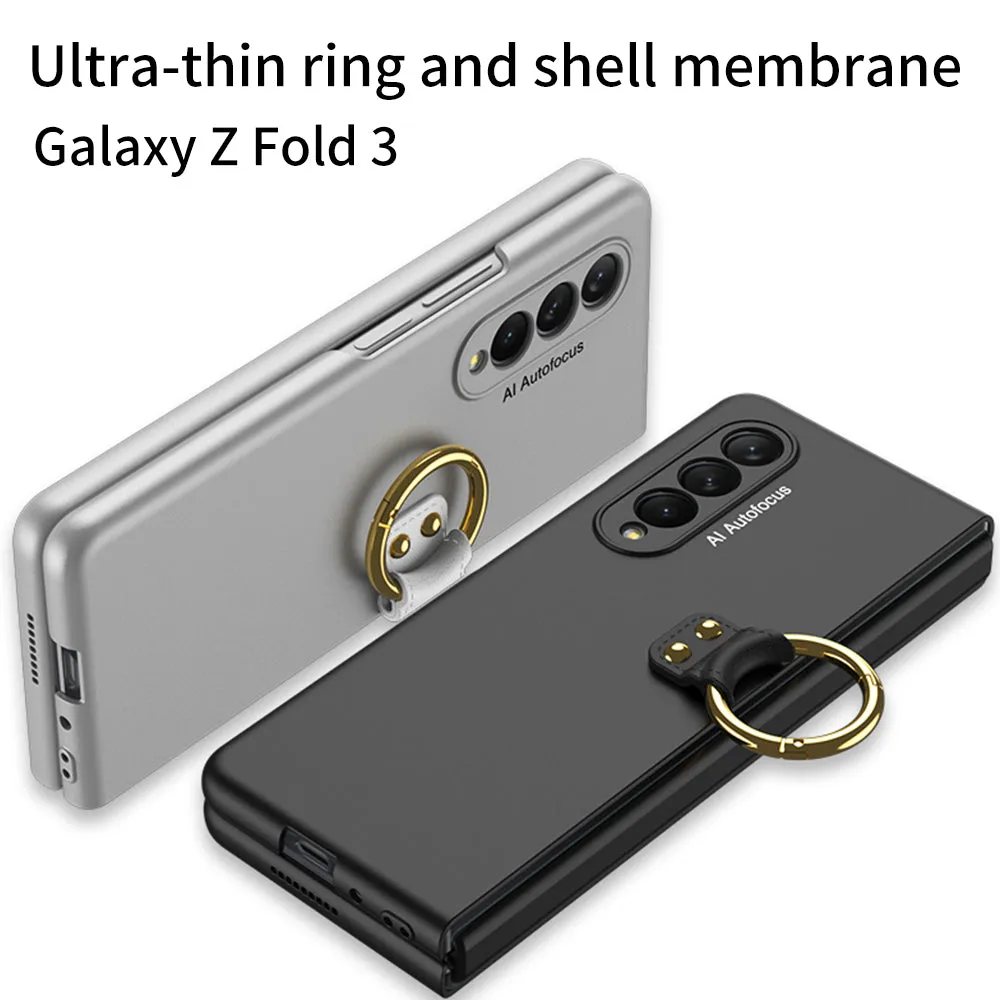 Tempered Glass Case For Samsung Galaxy Z Fold 3 5G All-included Protection Hard Cover For Samsung Z Fold3 5G