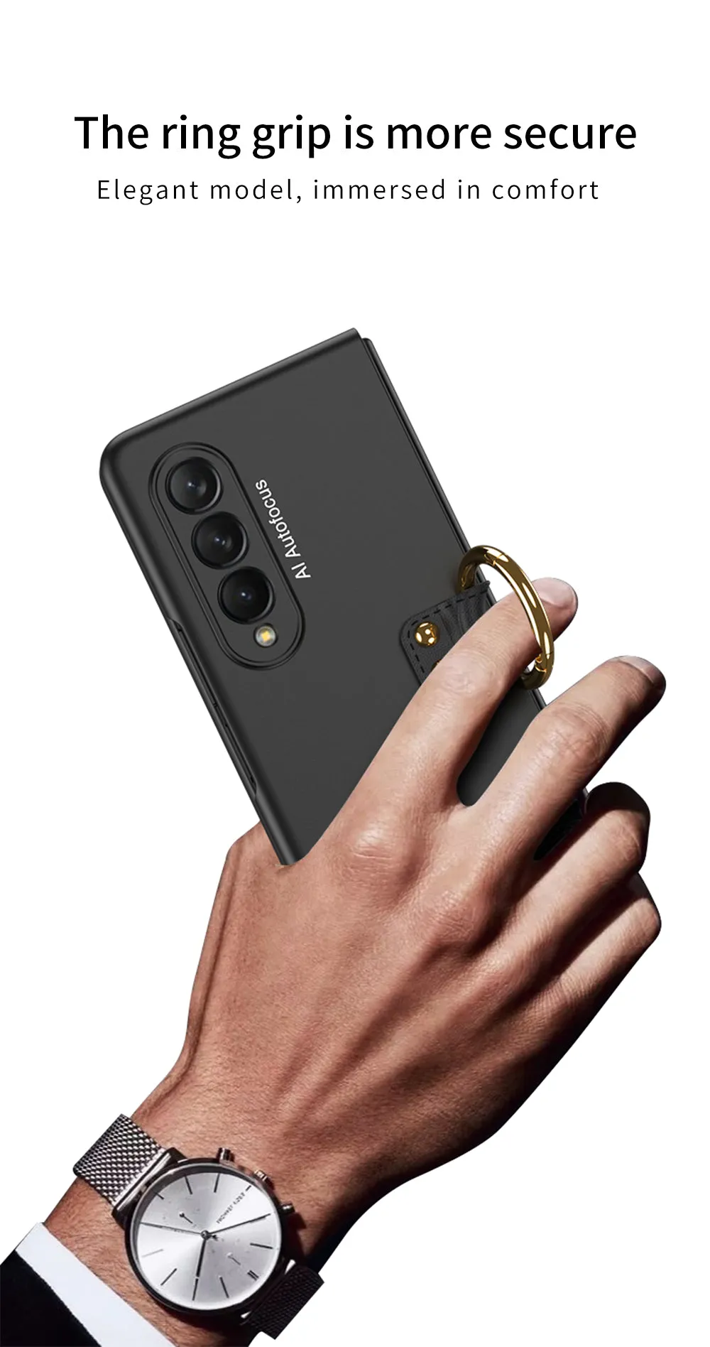 Tempered Glass Case For Samsung Galaxy Z Fold 3 5G All-included Protection Hard Cover For Samsung Z Fold3 5G
