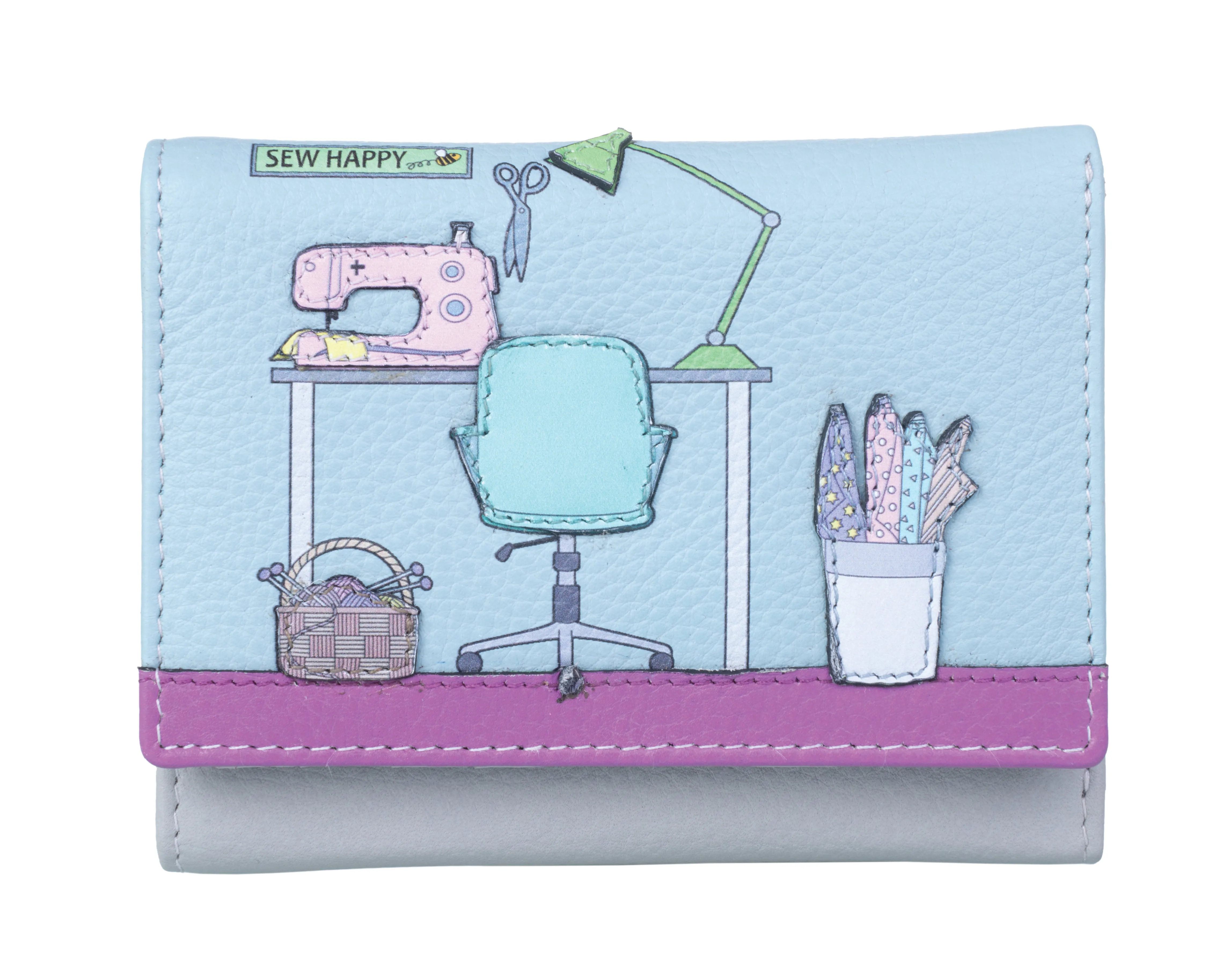 The Sewing Room Tri Fold Purse - Mala Leather