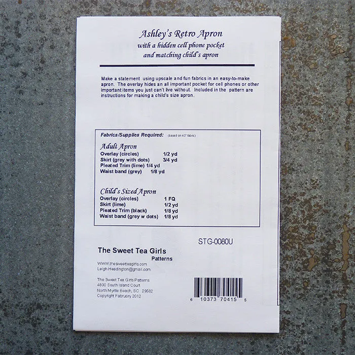 The Sweet Tea Girls Patterns : Ashley's Retro Apron