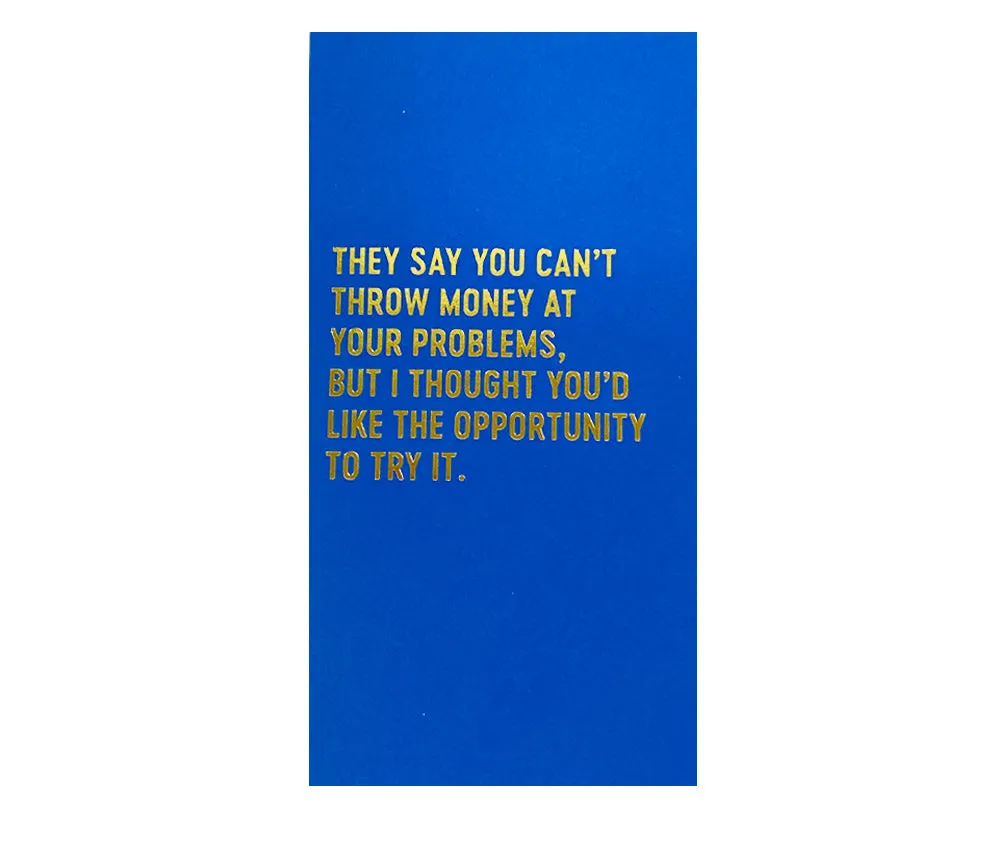 They Say You Can't : Cash Money Card