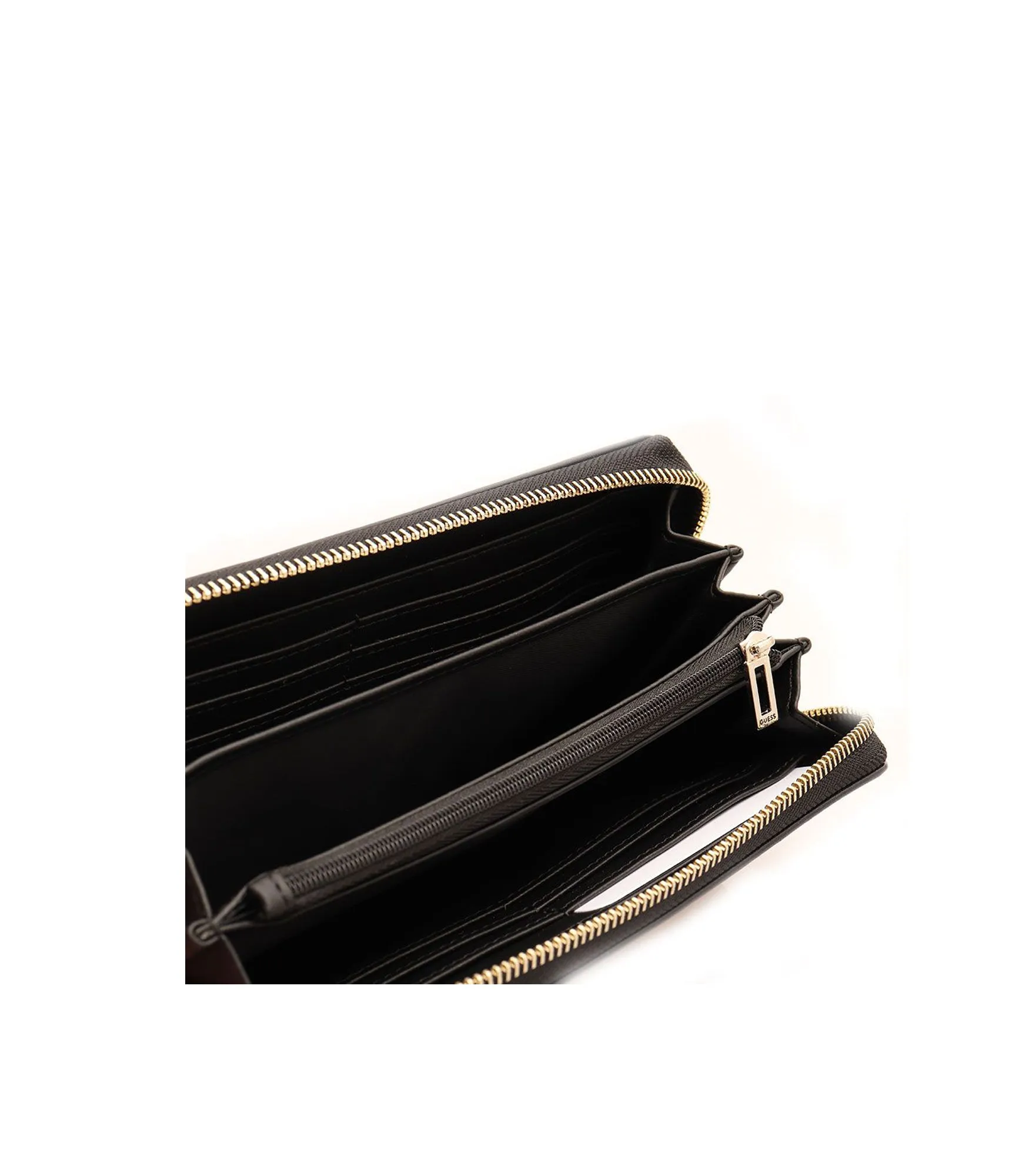 Tia Slg Large Zip Around - Black