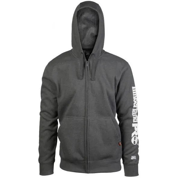 Timberland Pro Men's HHS Full-Zip Work Hoodie - Charcoal - TB0A235XAB0