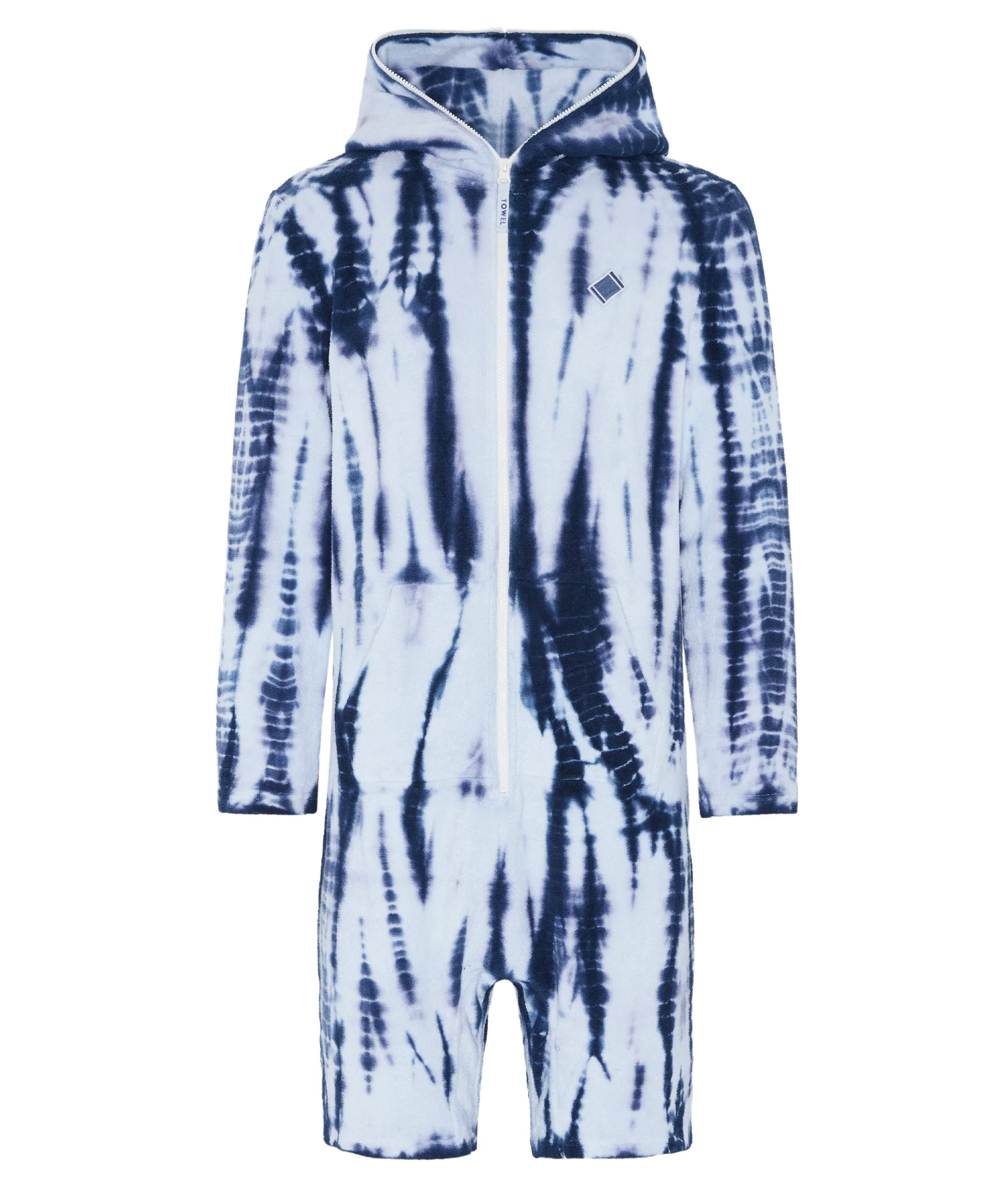 Towel Jumpsuit Blue Tie Dye