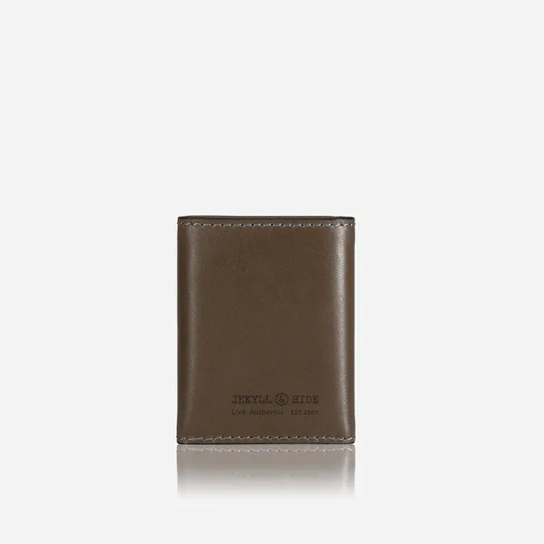 TRI FOLD CARD HOLDER, OLIVE