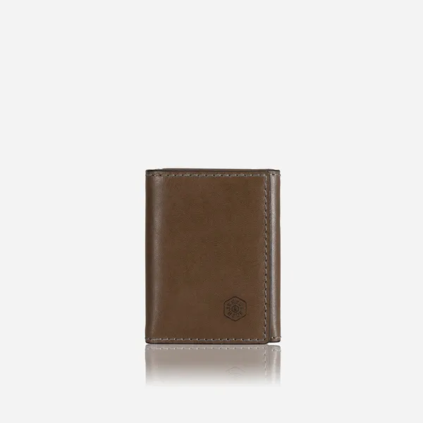 TRI FOLD CARD HOLDER, OLIVE