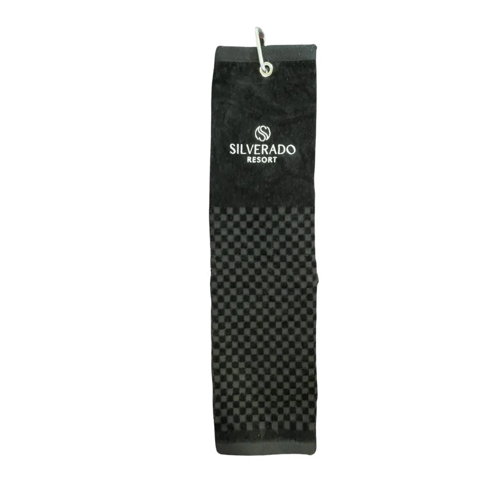 Tri-Fold Golf Towel with Clip