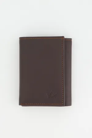 TRI-FOLD TEXTURED WALLET