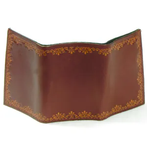 Tri-Fold Wallet - Edge Design Brown