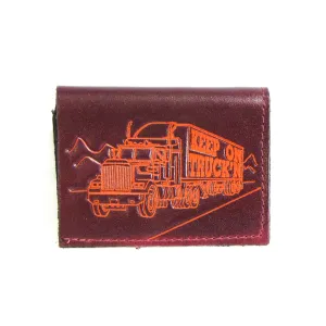 Tri-Fold Wallet- Keep on Trucking