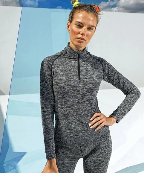 TriDri seamless '3D fit' multi-sport performance zip top