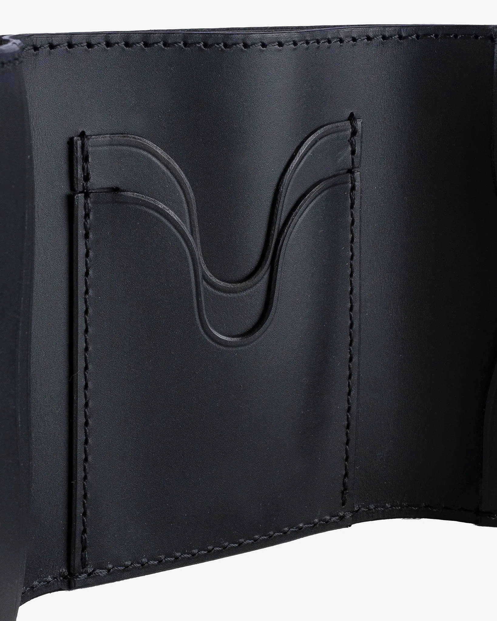 Trifold Card Wallet - Black