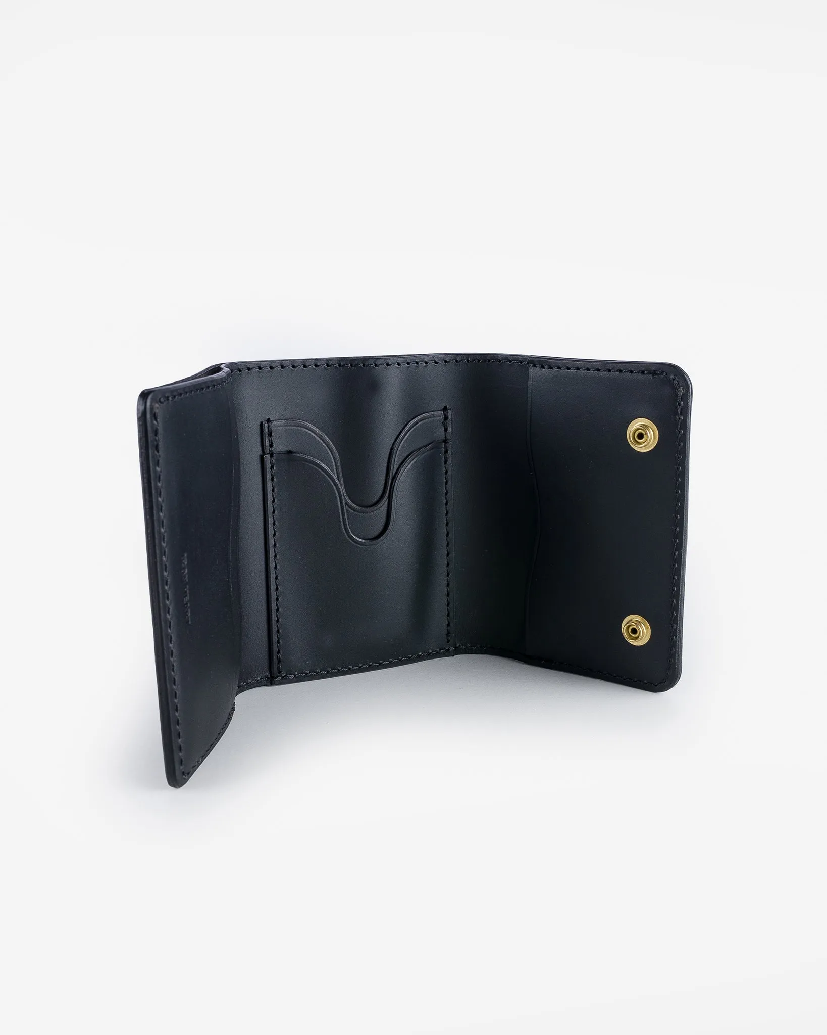 Trifold Card Wallet - Black