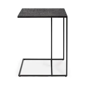 Triptic Side Table - Lava - Black