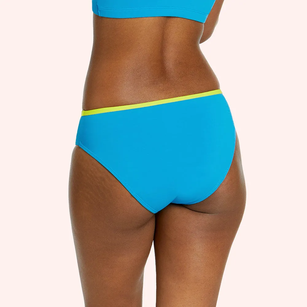 Tween/Teen Girls First Swim Bikini Brief - Azure Blue