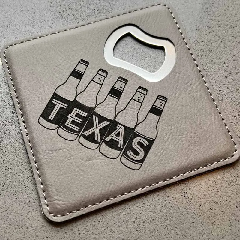 TX Beer Bottles Bottle Opener/Coaster