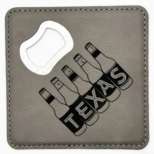 TX Beer Bottles Bottle Opener/Coaster