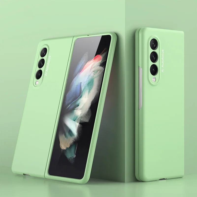 Ultra-Thin Pattern Case For Samsung Galaxy Z Fold 3 5G Case Matte Hard Plastic Protection Case For Galaxy Z Fold3 5G Cover