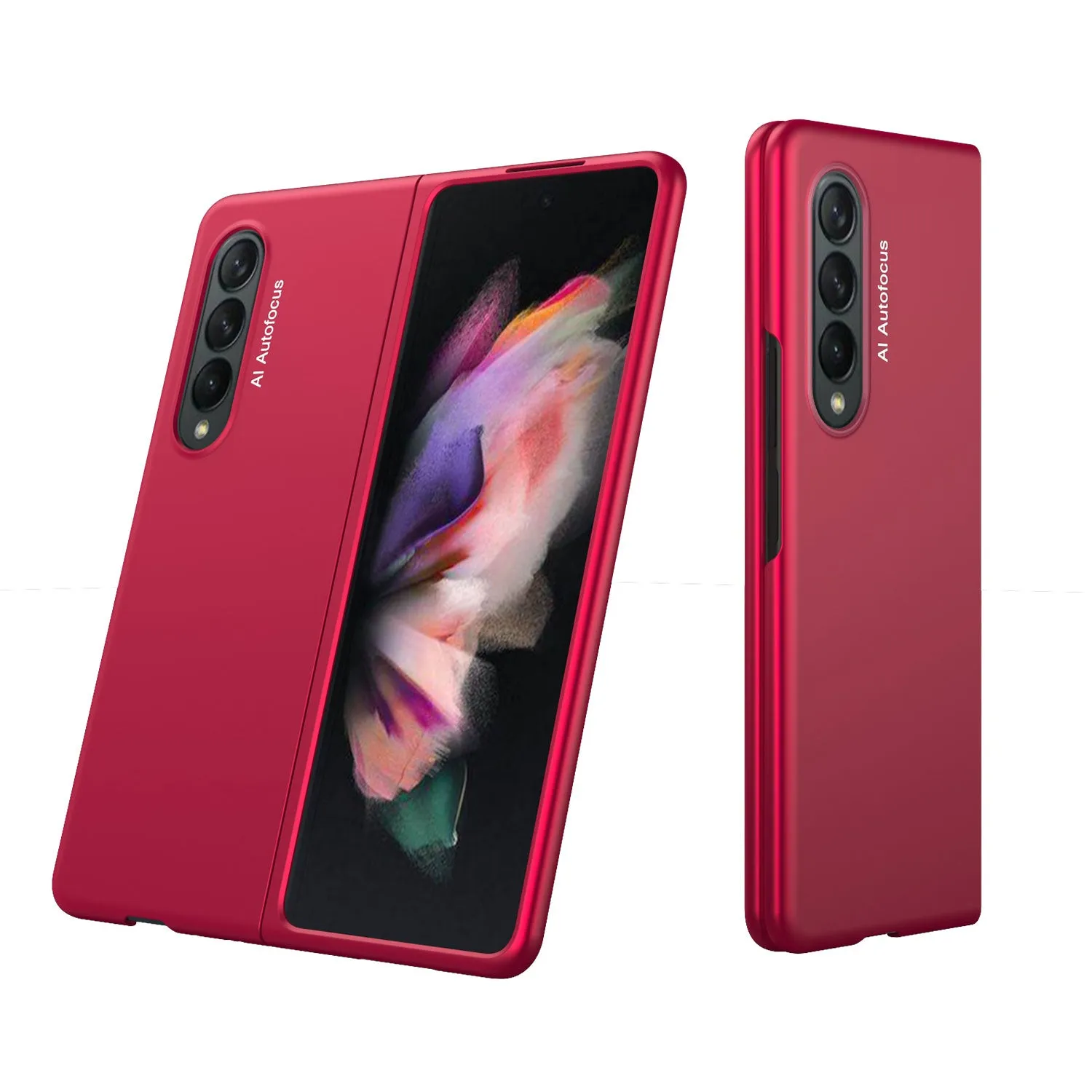 Ultra-Thin Pattern Case For Samsung Galaxy Z Fold 3 5G Case Matte Hard Plastic Protection Case For Galaxy Z Fold3 5G Cover