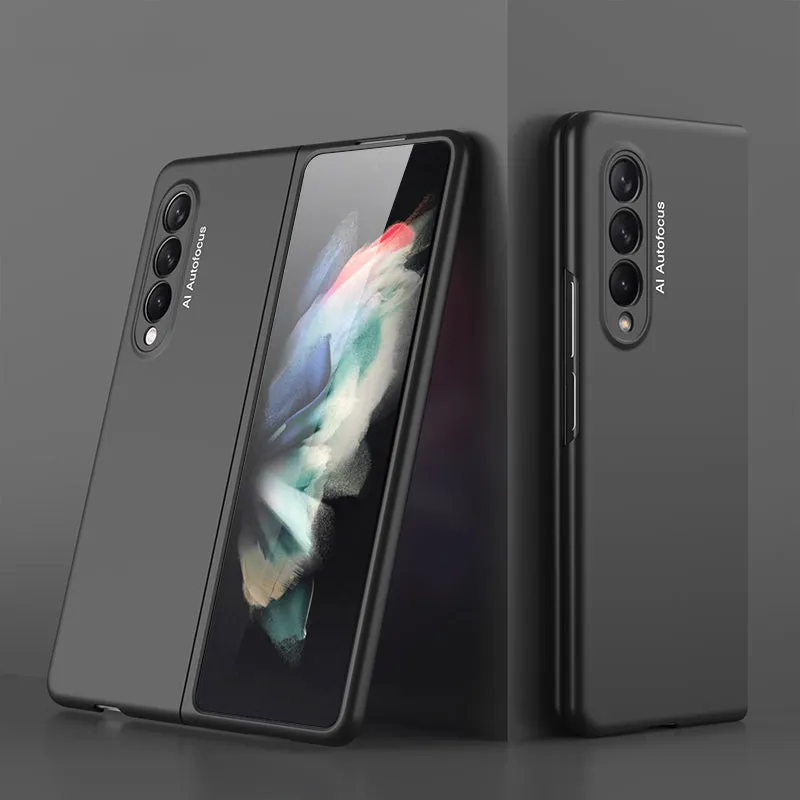 Ultra-Thin Pattern Case For Samsung Galaxy Z Fold 3 5G Case Matte Hard Plastic Protection Case For Galaxy Z Fold3 5G Cover