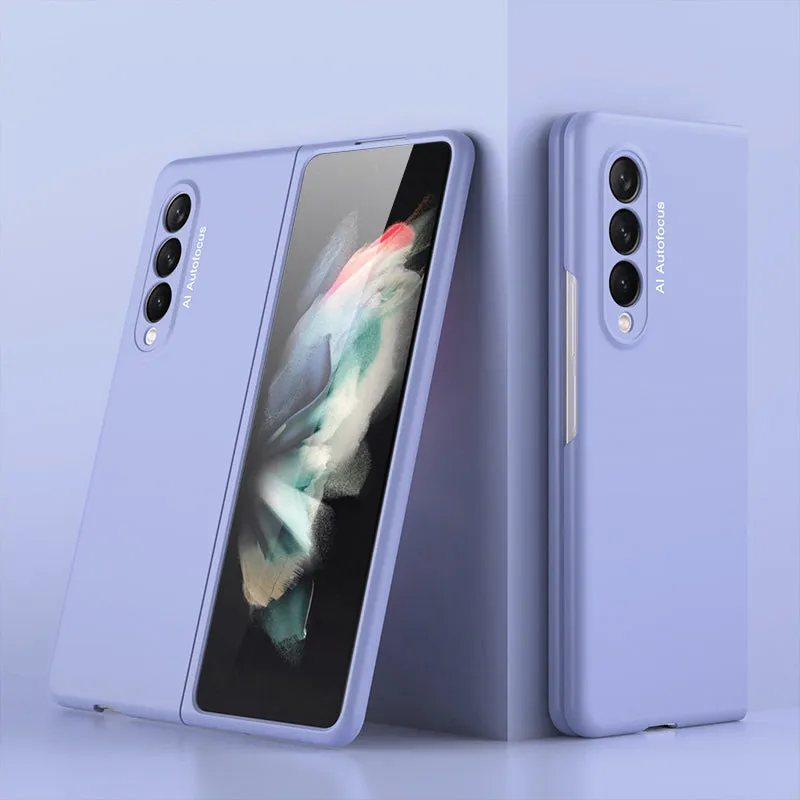 Ultra-Thin Pattern Case For Samsung Galaxy Z Fold 3 5G Case Matte Hard Plastic Protection Case For Galaxy Z Fold3 5G Cover