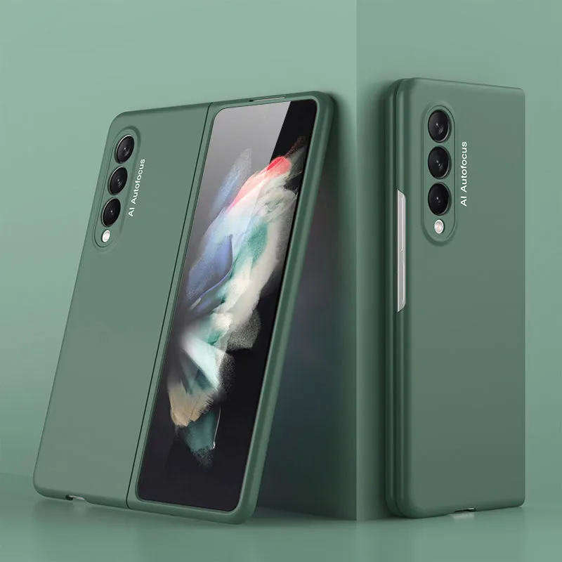 Ultra-Thin Pattern Case For Samsung Galaxy Z Fold 3 5G Case Matte Hard Plastic Protection Case For Galaxy Z Fold3 5G Cover