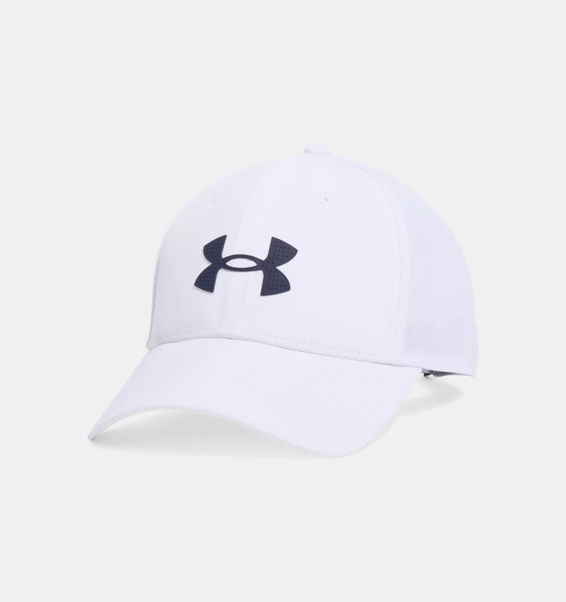 Under Armour Men's UA Jordan Spieth Drive Rope Snapback Cap - White / Midnight Navy - 100