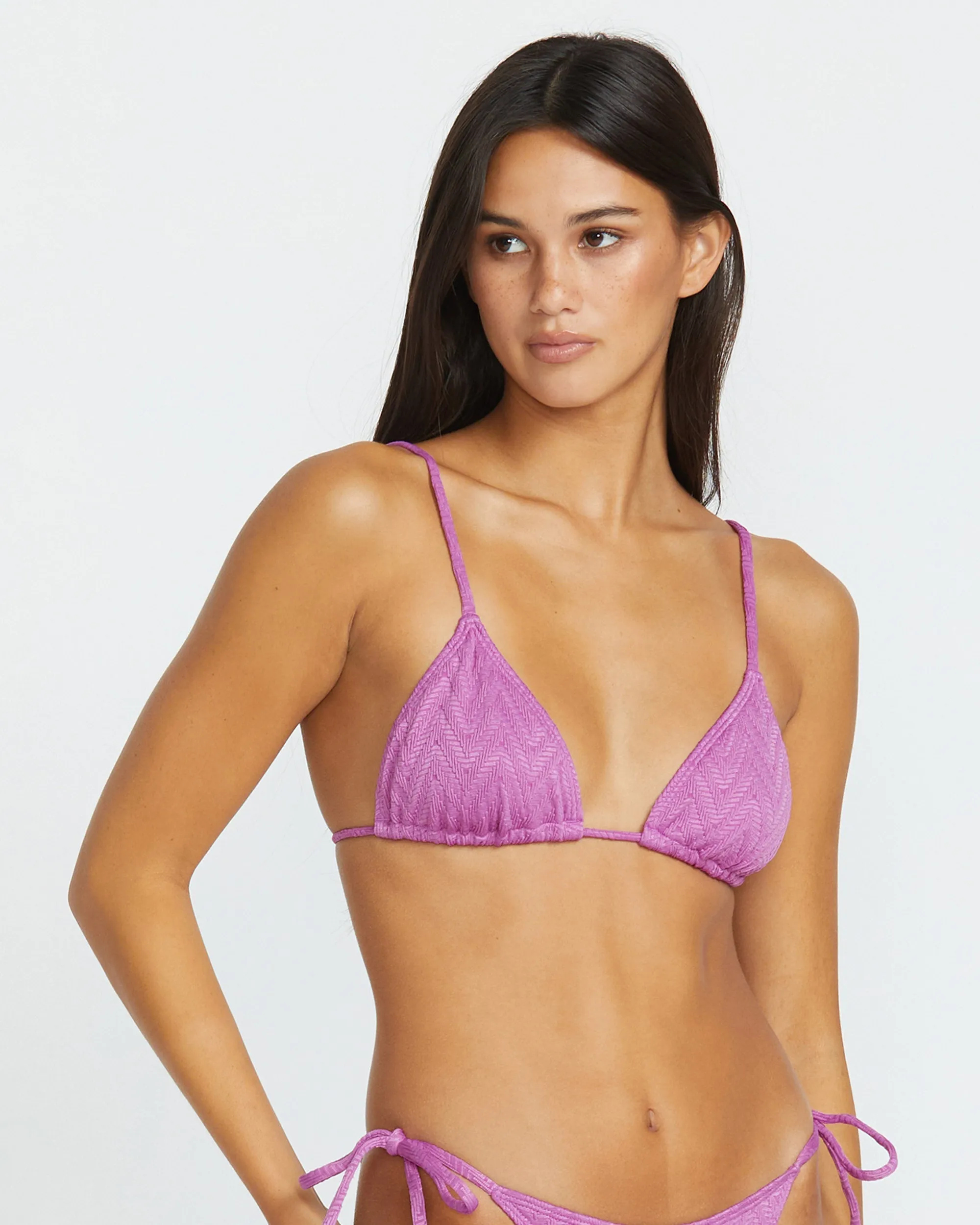 V Baby Slide Triangle Bikinioberteil - IRIS PURPLE
