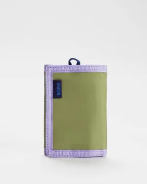 Velcro Nylon Wallet - Pistachio Mix