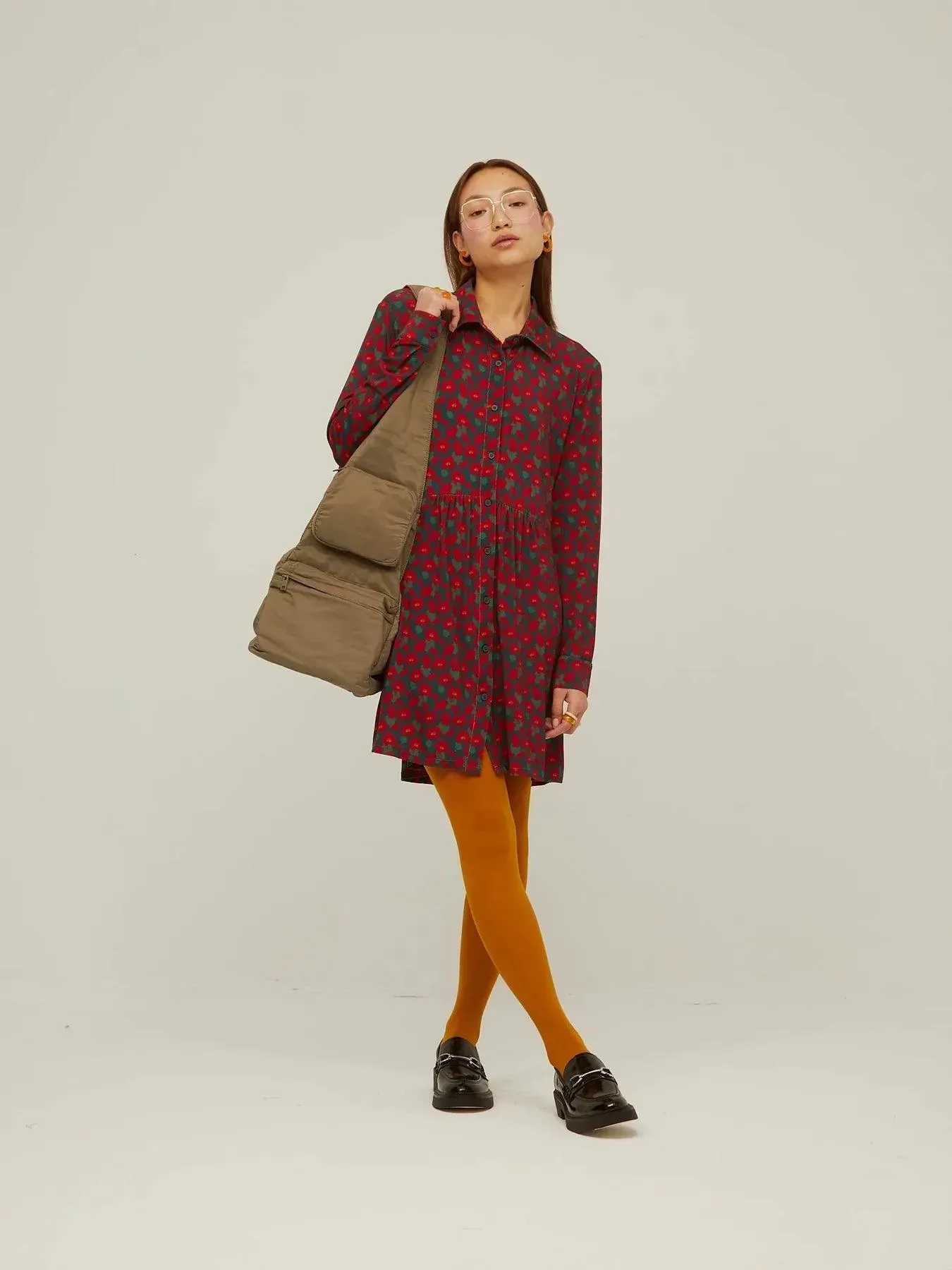 Vestido Camisero Flowers