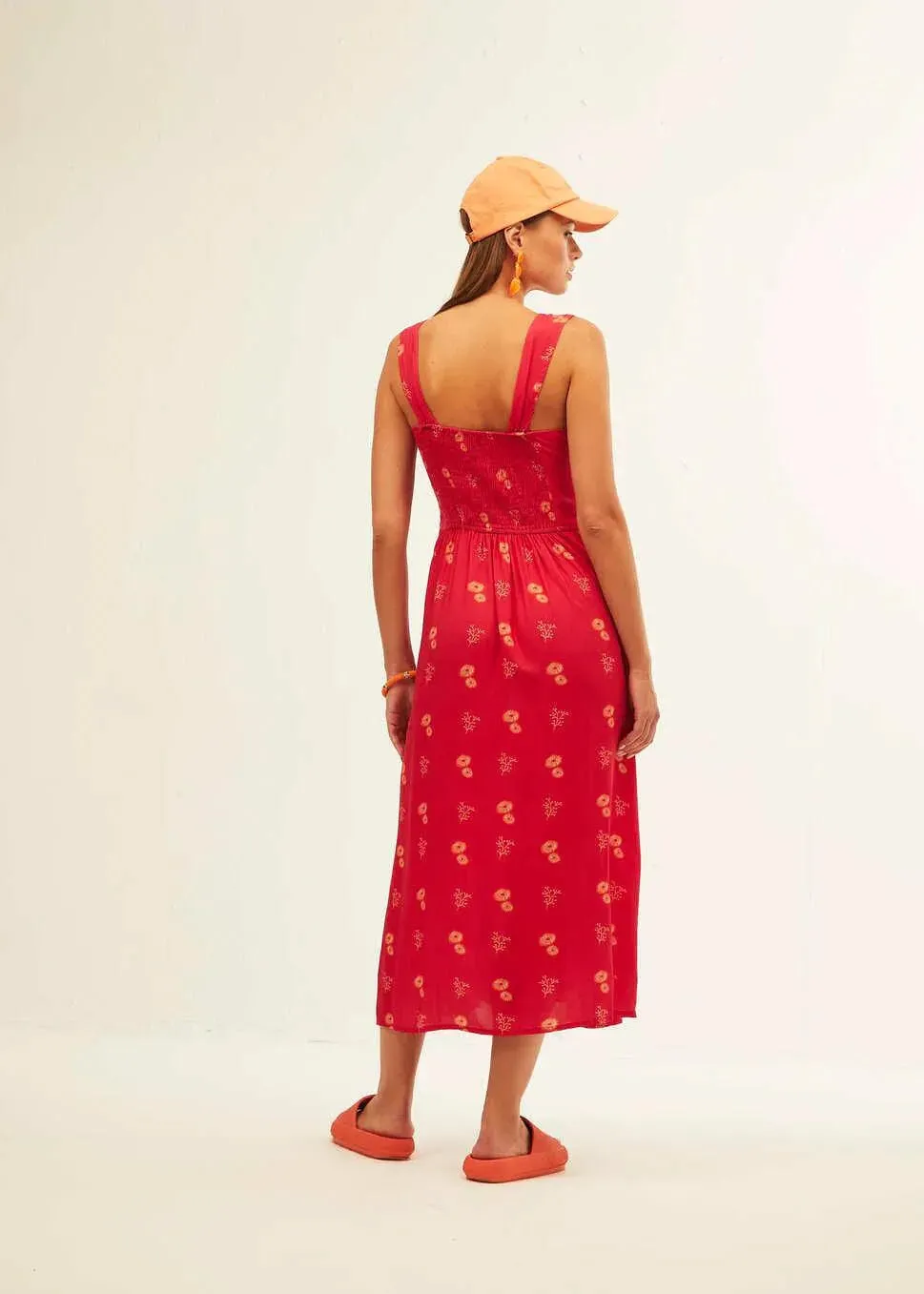 Vestido Xantik Tirante Ancho Green Citrus