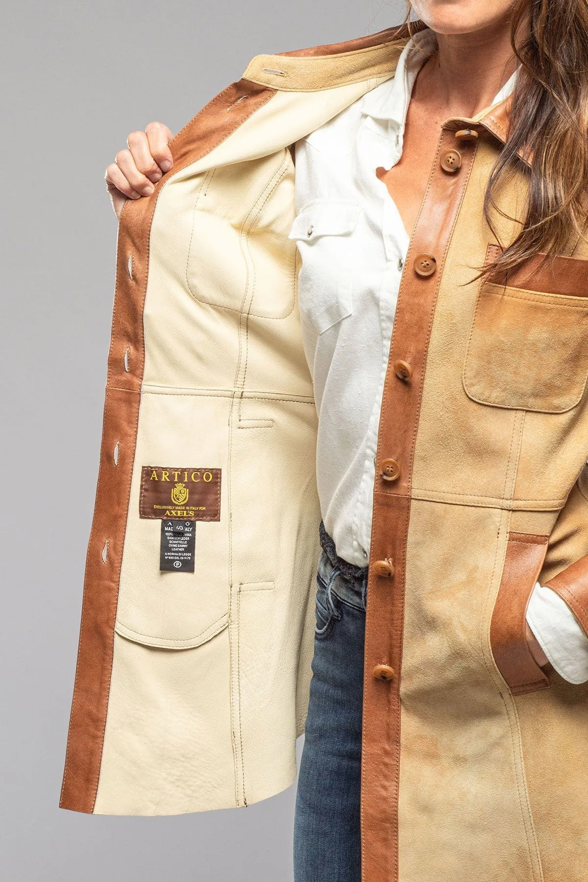 Vienna Woods Shirt Jacket In Palomino/Cognac