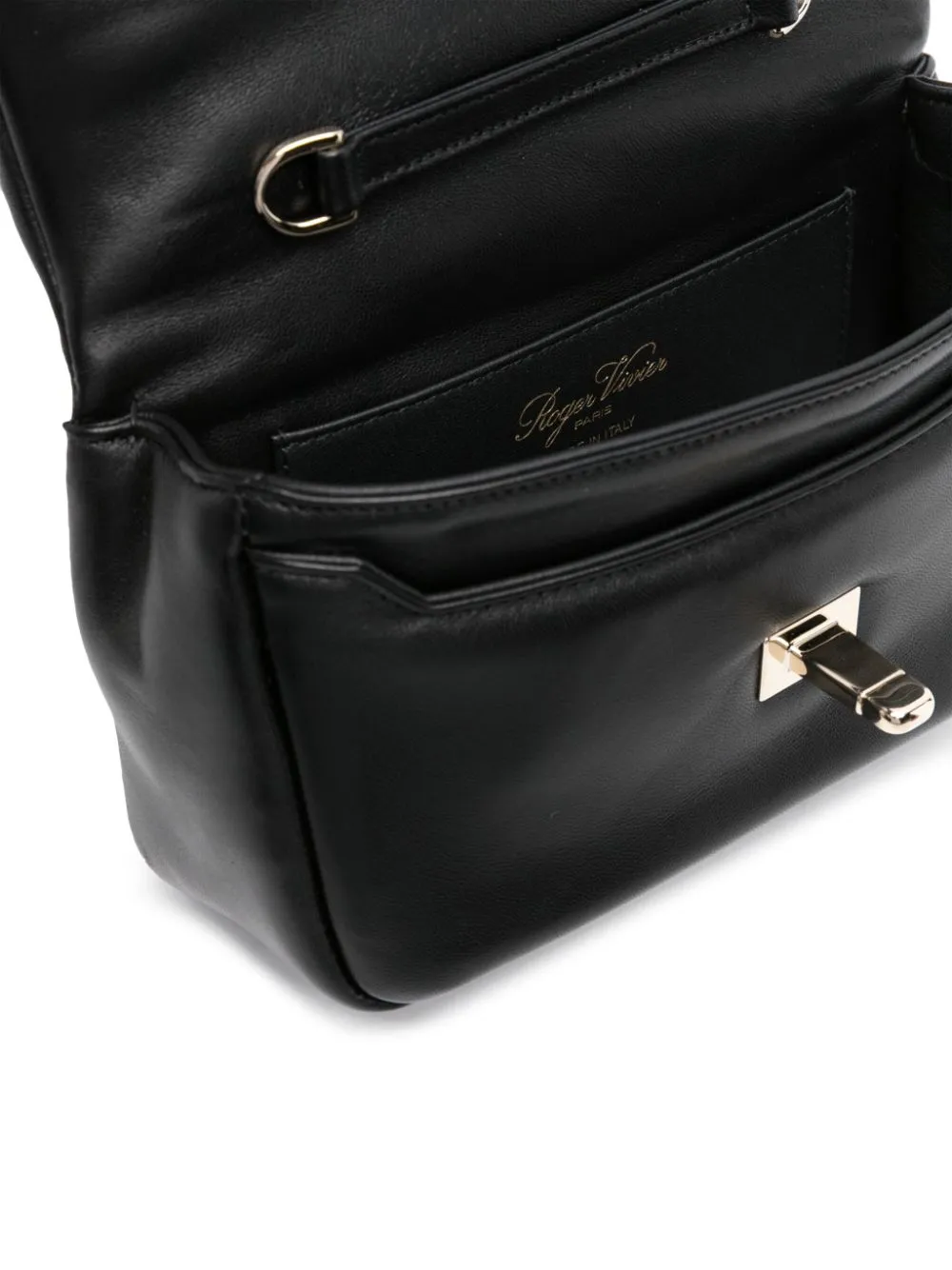 Viv choc mini leather crossbody bag