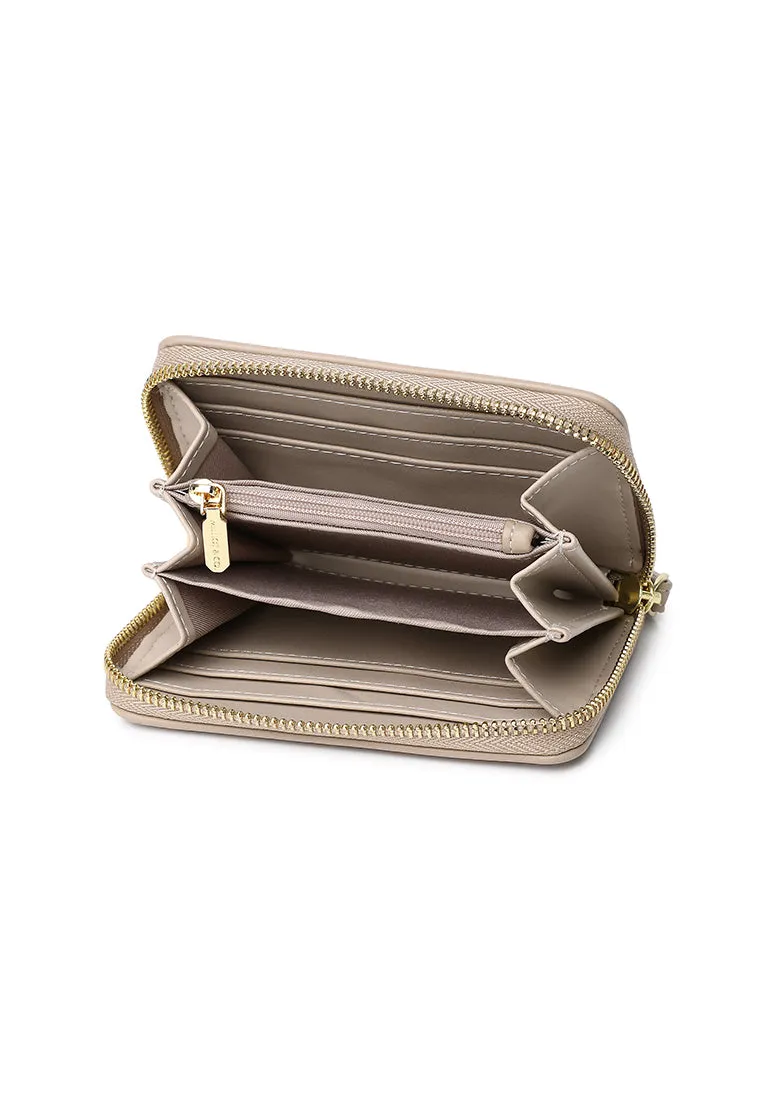 Viviz Zip Around Short Wallet (Smoke)