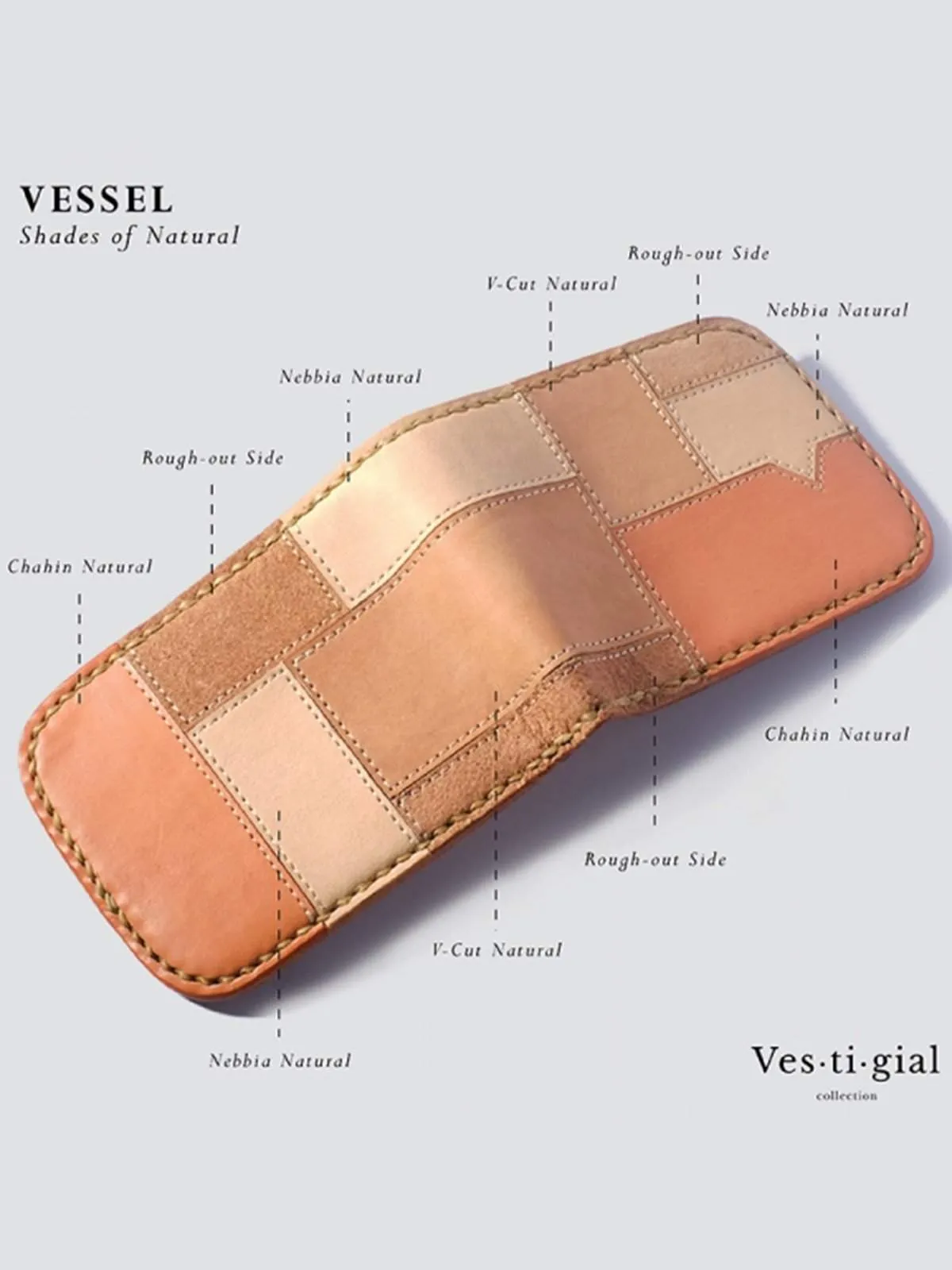 Voyej Vessel Vestigial Shades Of Natural Short Wallet