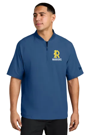 Warriors New Era® Cage Short Sleeve 1/4-Zip Jacket