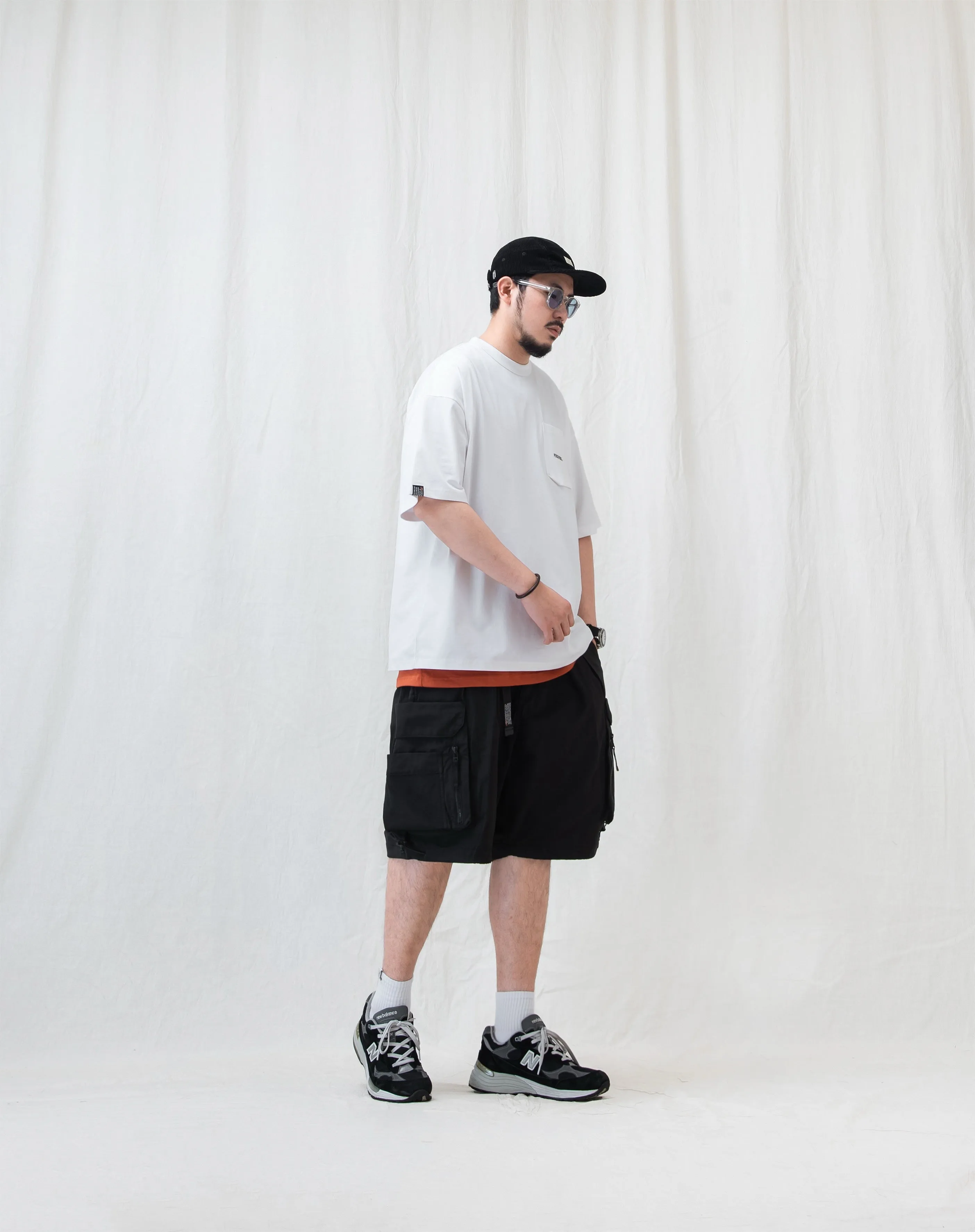 WATER-REPELLENT FUNCTIONAL CARGO SHORTS