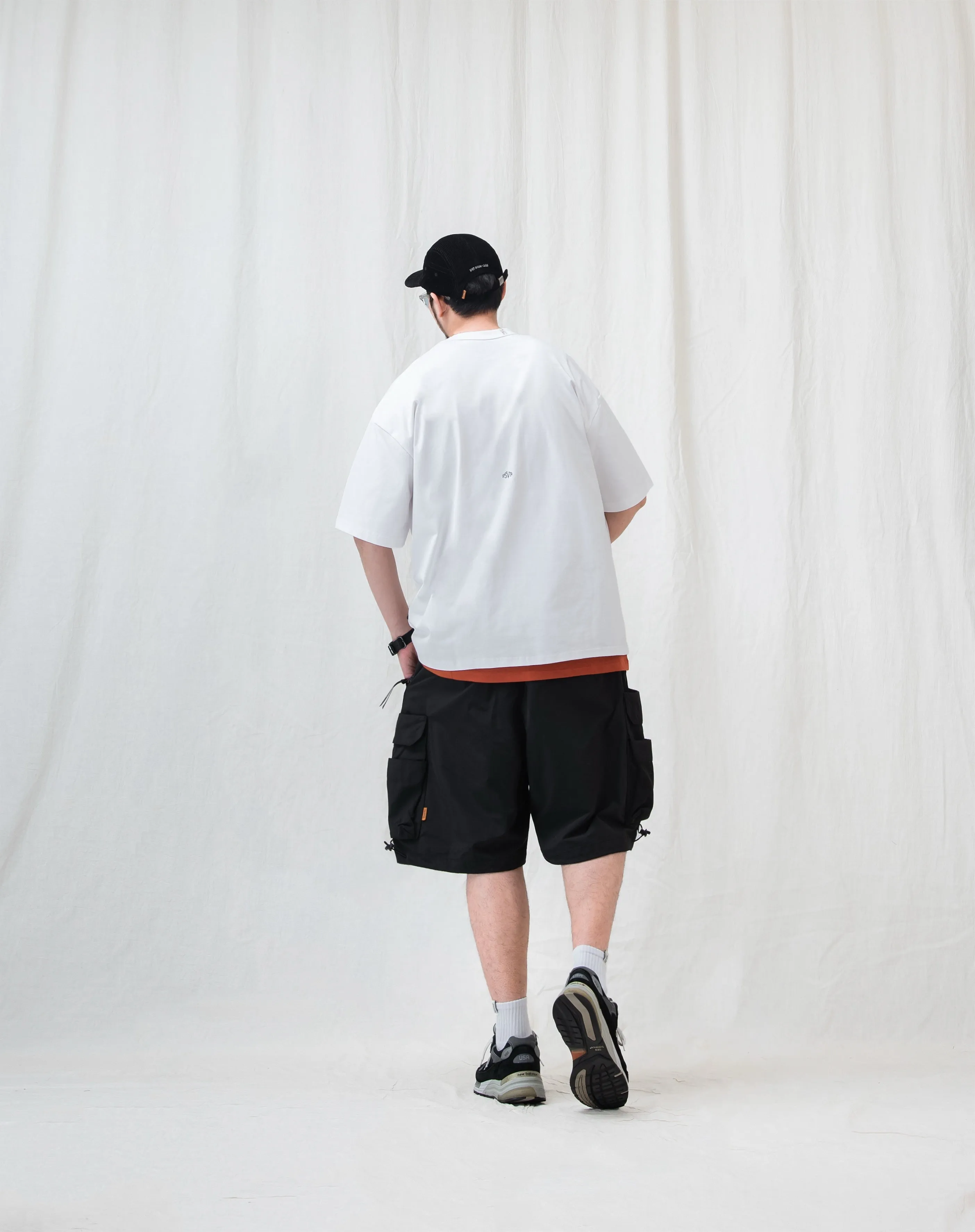 WATER-REPELLENT FUNCTIONAL CARGO SHORTS