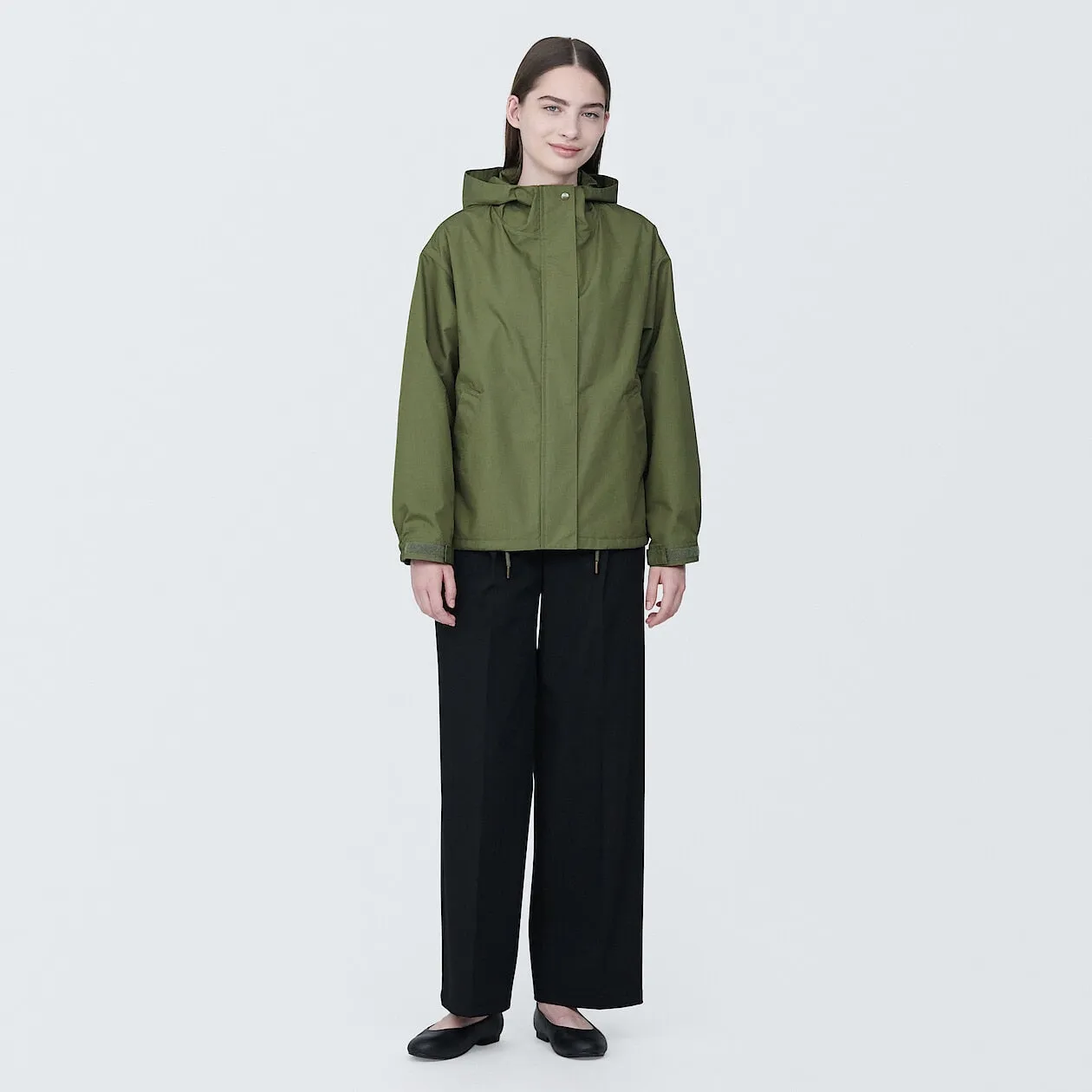 Water Repellent Hooded Jacket