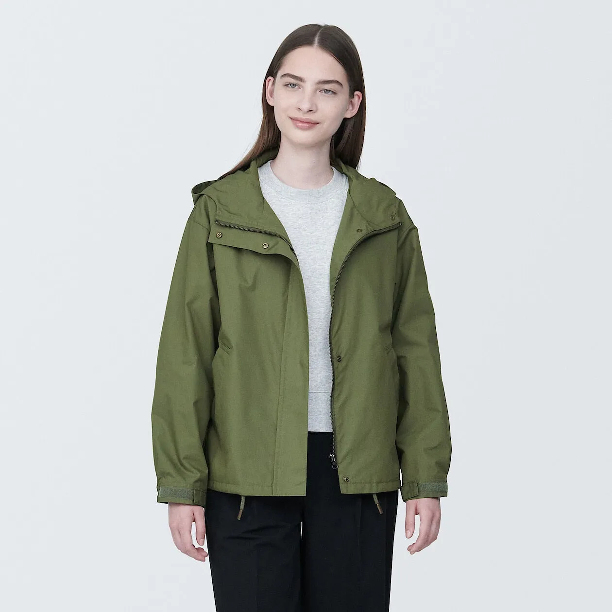 Water Repellent Hooded Jacket