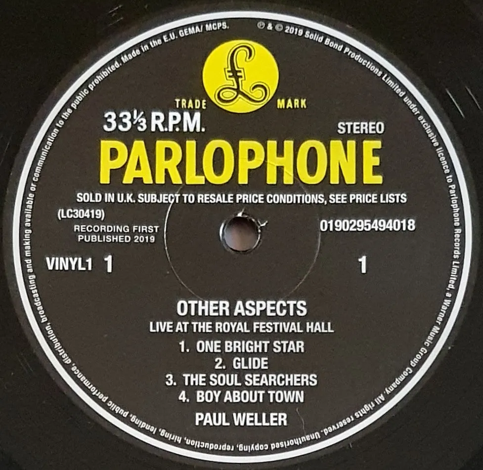 Weller, Paul- Other Aspects (Live At The Royal Festival Hall)