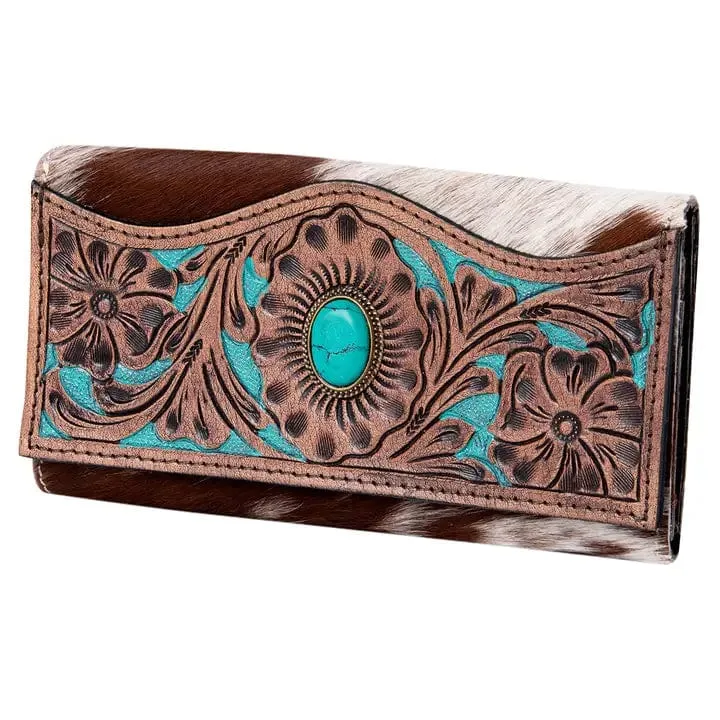 Western Tooled  Leather Wallets