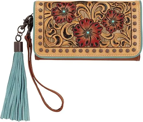 Western Tooled  Leather Wallets