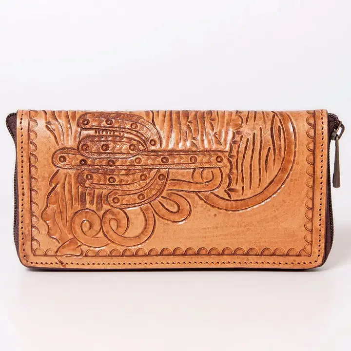 Western Tooled  Leather Wallets