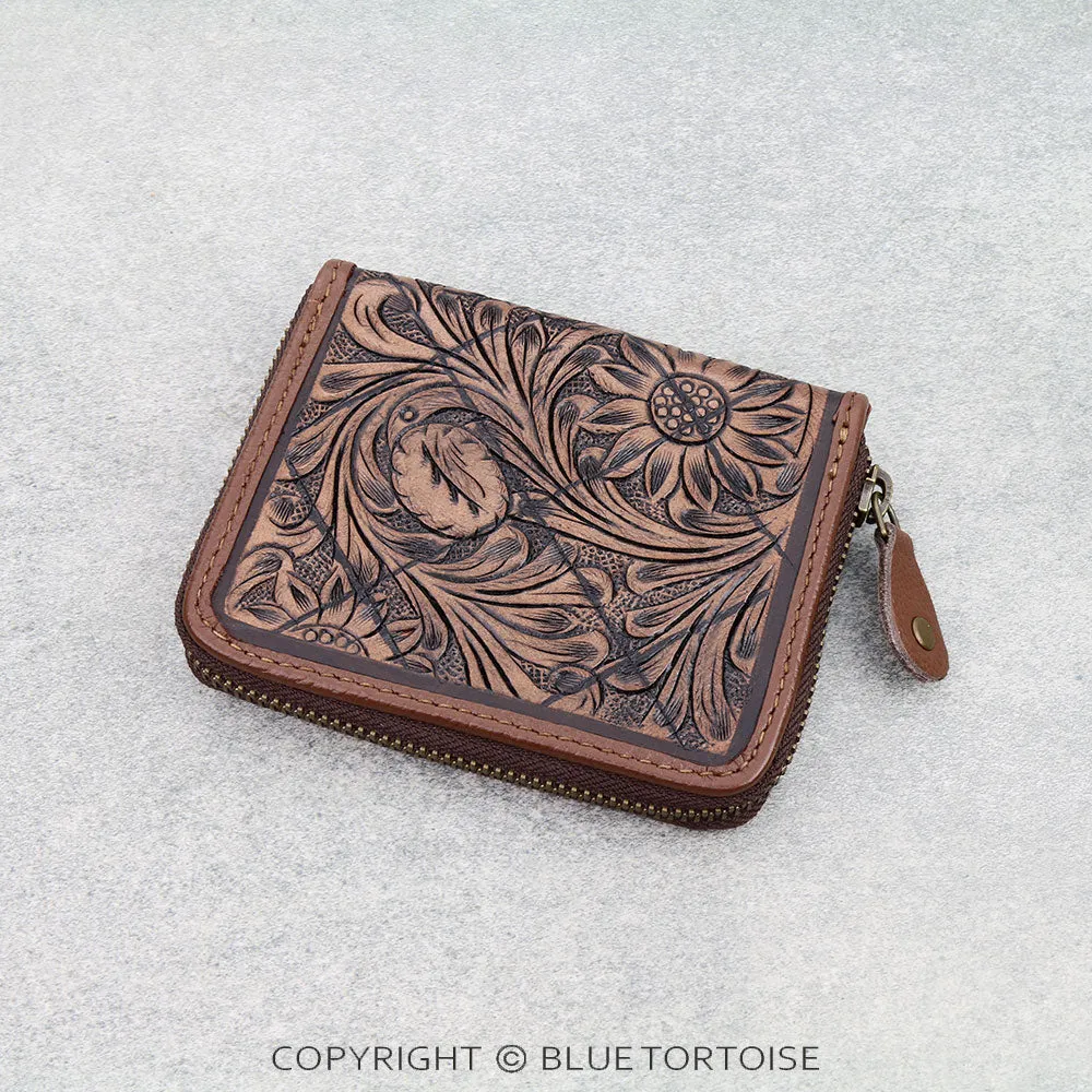 Western Tooled  Leather Wallets