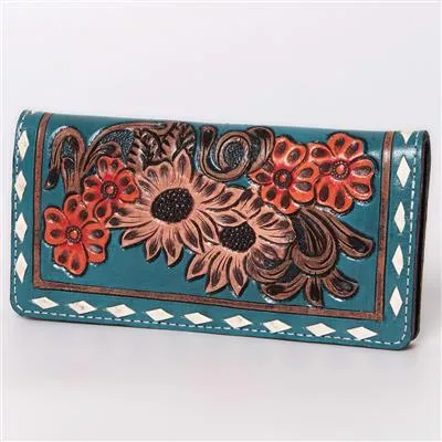 Western Tooled  Leather Wallets