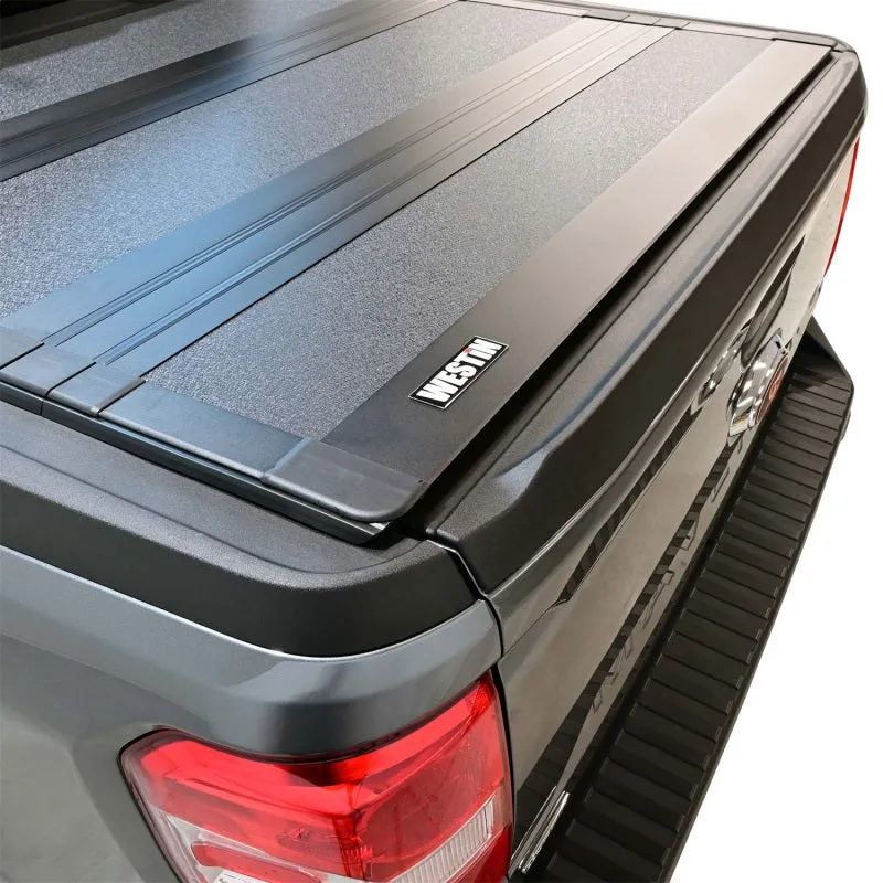 Westin 22-23 Ford Maverick 4WD 4ft. 6in. Bed Hard Tri-Fold Tonneau Cover - Black