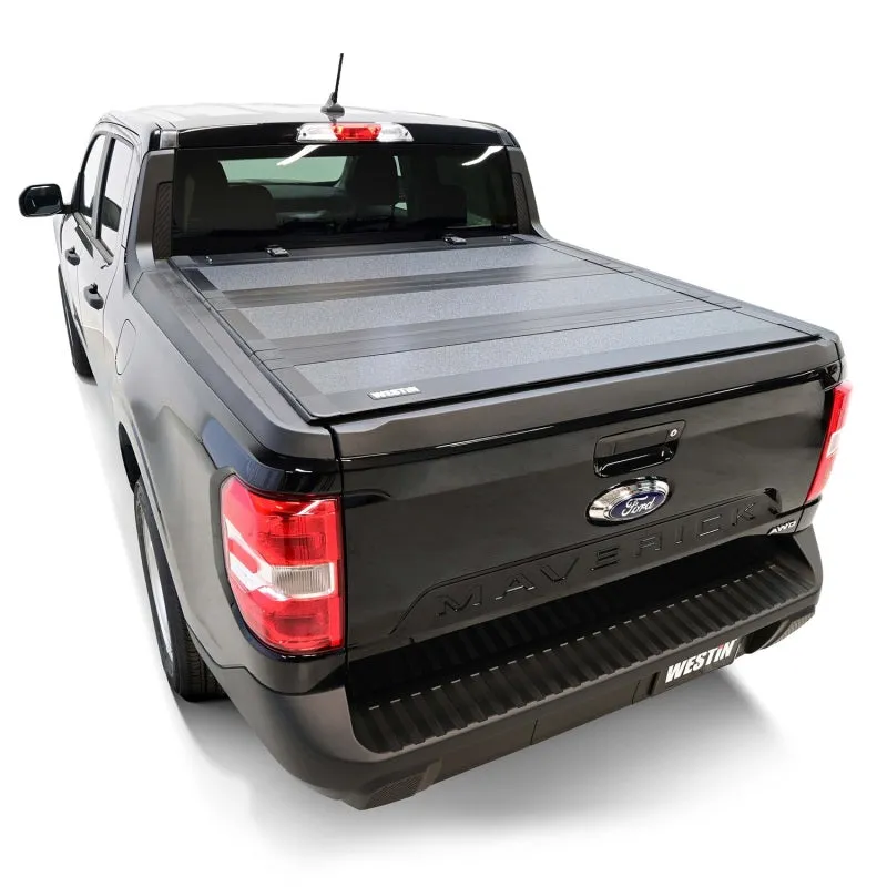 Westin 22-23 Ford Maverick 4WD 4ft. 6in. Bed Hard Tri-Fold Tonneau Cover - Black