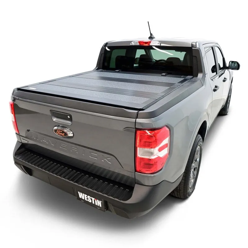 Westin 22-23 Ford Maverick 4WD 4ft. 6in. Bed Hard Tri-Fold Tonneau Cover - Black