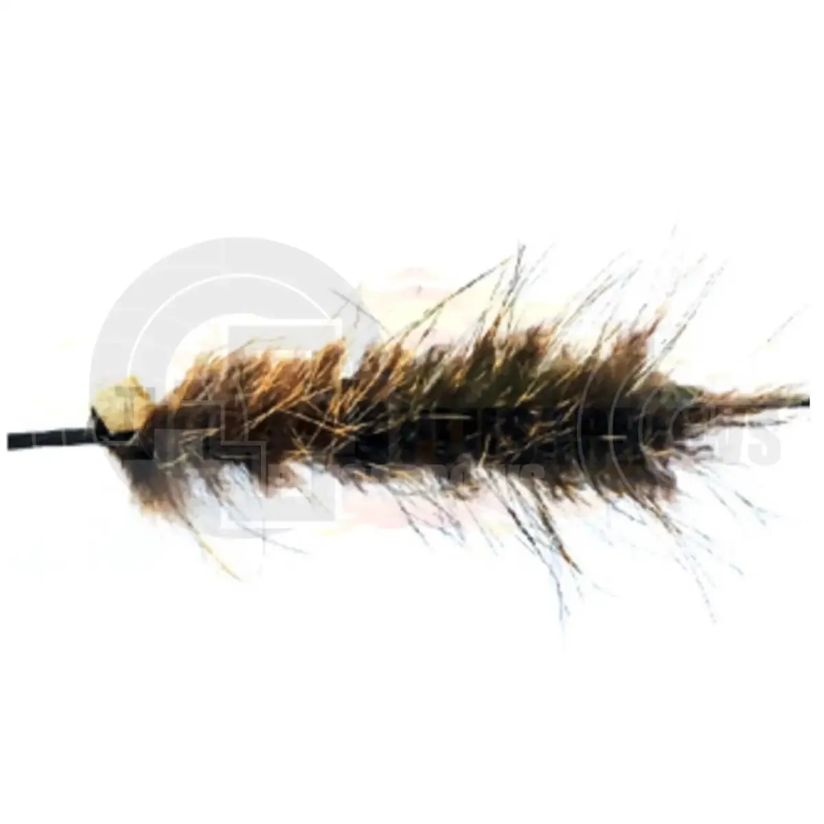 White Feather Fur Puff String Silencer